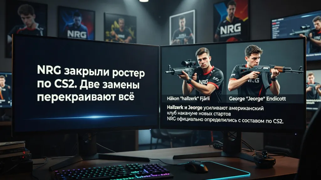 NRG закрыли ростер по CS2. Две замены перекраивают всё