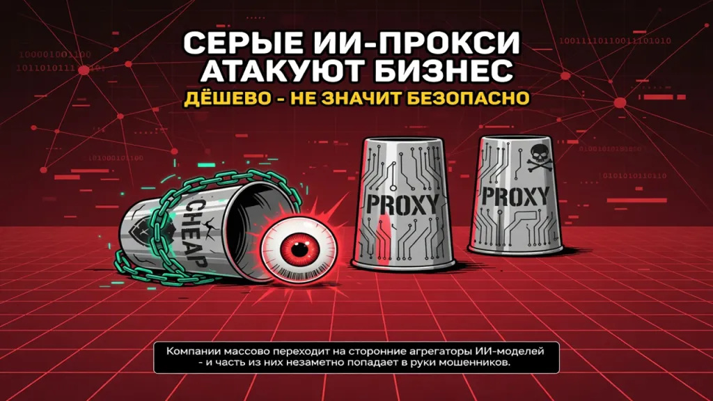 Серые ИИ-прокси атакуют бизнес. Дёшево - не значит безопасно