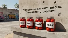 Valve увековечила клатч magixx. Томаты вместо граффити!